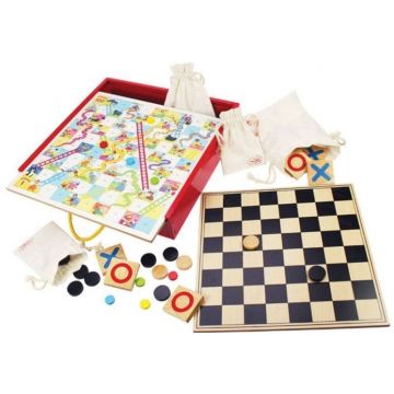 Set jocuri de societate Bigjigs - 4 in 1