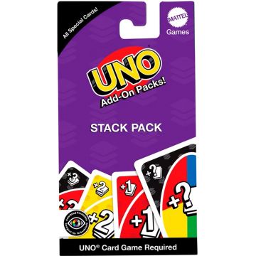 Cărți de joc suplimentare UNO Add-On-Packs: Stack Pack