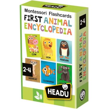 Carduri Flash Headu Montessori - Prima mea Enciclopedie pentru animale