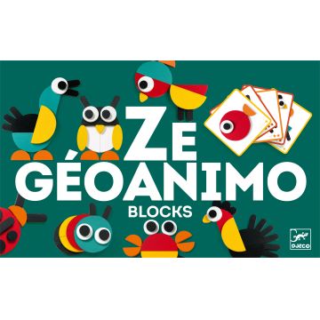 Constructor din lemn Djeco - Animale