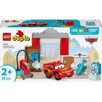 Constructor LEGO Duplo - Vizita lui McQueen la garajul lui Doc (10456)