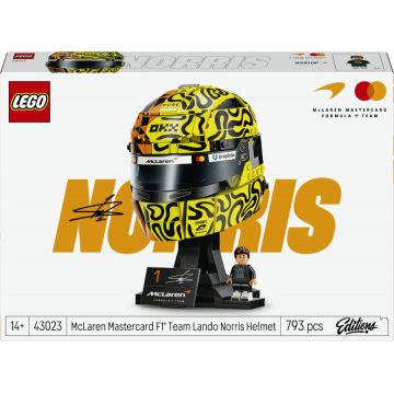 Constructor LEGO Formula 1 - Cască Lando Norris de la McLaren Mastercard F1 Team (43023)