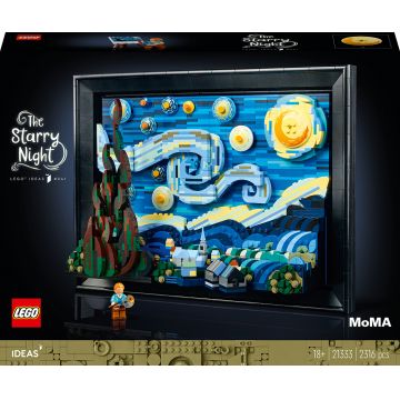 Constructor LEGO Ideas - Vincent van Gogh, Noaptea înstelată (21333)