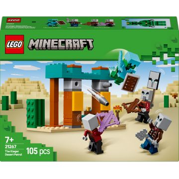 Constructor LEGO Minecraft - Patrula în deșert a ticăloșilor (21267)