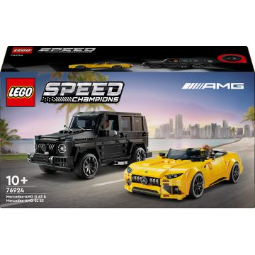 Constructor LEGO Speed Champions  - Mercedes-AMG G 63 șid Mercedes-AMG SL 63 (76924)