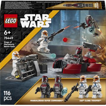 Constructor LEGO Star Wars - Pachet de luptă: Asediul Mandalore (75449)