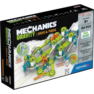Constructor magnetic Geomag - Mechanics Gravity, 130 de piese