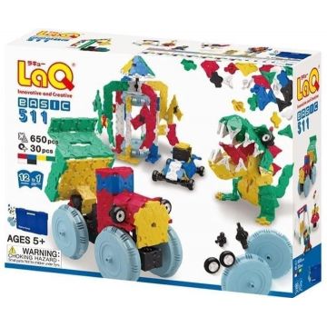 Constructor pentru copii 12 în 1 LaQ - Basic 511, 680 piese