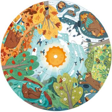 HaPe International Knowledge Puzzle - Anotimpuri, 16 piese