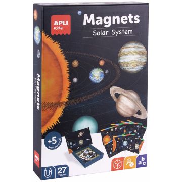 Joc magnetic pentru copii Apli - Sistemul solar
