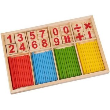 Joc matematic din lemn dupa metoda Montessori Kruzzel