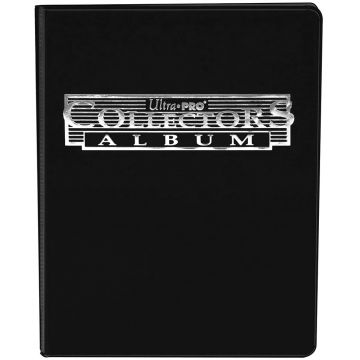 Mapă de stocare cărți Ultra Pro - 4-Pocket Collectors Portfolio, Black