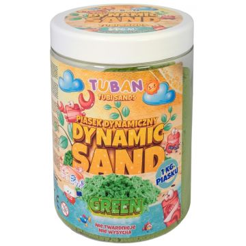 Nisip dinamic Tuban - Verde, 1 kg
