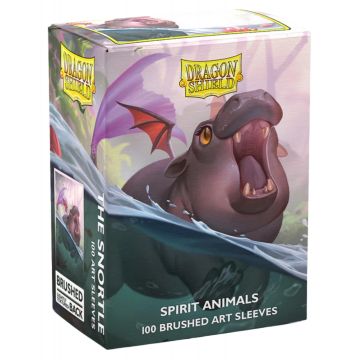 Protectori pentru cărți Dragon Shield - Brushed Art Sleeves Standard Size, Spirit Animals: The Snortle (100 buc.)