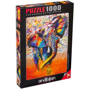 Puzzle Anatolian din 1000 de piese - Culori din Africa