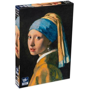 Puzzle Black Sea din 500 de piese - Fata cu cercelul de perle, Johannes Vermeer