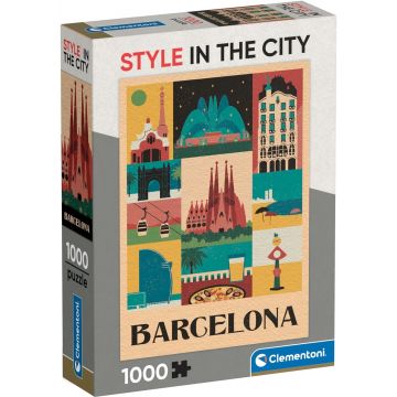 Puzzle Clementoni din  1000 piese - Barcelona