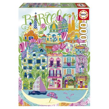 Puzzle Educa de 1000 piese - Barcelona