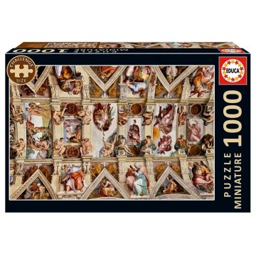 Puzzle Educa de 1000 piese - Capela Sixtină, miniatură