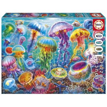 Puzzle Educa de 1000 piese - Meduze
