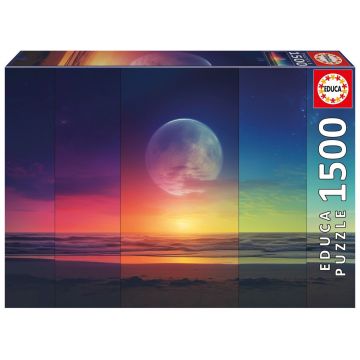 Puzzle Educa de 1500 piese - Faze cosmice