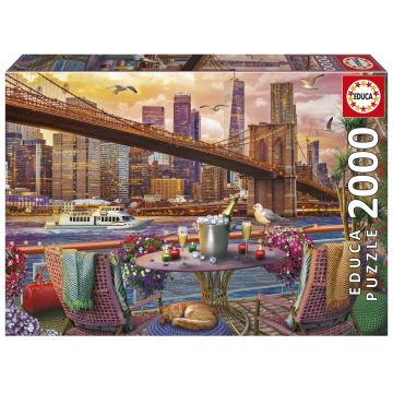 Puzzle Educa de 2000 piese - Romantică în New York