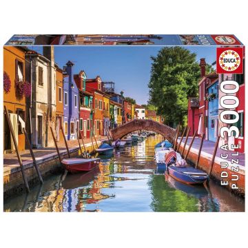 Puzzle Educa de 3000 piese - Burano, Italia