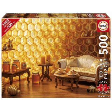 Puzzle Educa de 500 piese - Casa de miere