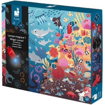 Puzzle pentru copii Janod - Oceanul Magic, 24 de piese