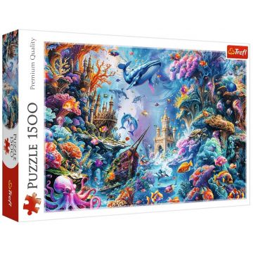 Puzzle Trefl din 1500 piese - Lumea subacvatică