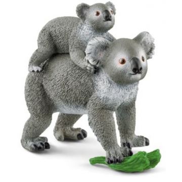 Schleich Wild Life - Set de figurine Mama Koala și Bebelușul