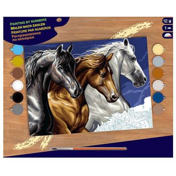 Set creativ de desen KSG Crafts - Cai salbatici