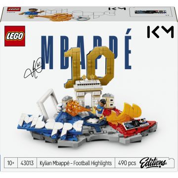 Set de construcție LEGO Editions - Accente de fotbal: Kylian Mbappé (43013)