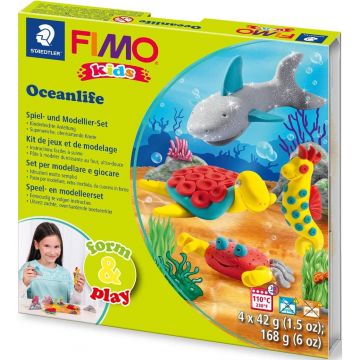Set de lut Staedtler Fimo Kids - 4 x 42 g, Sea World