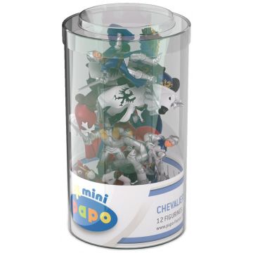 Set mini figurine Papo Mini – Cavaleri, 5.5 cm