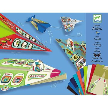 Set pentru origami Djeco - Avioane