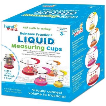 Trusă științifică Learning Resources - Căni de măsurat, 4 bucăți