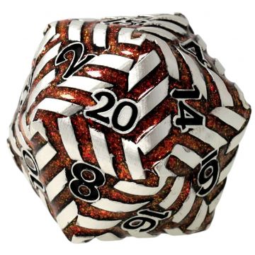 Zar GlassStaff - Metal D20, Forgespired