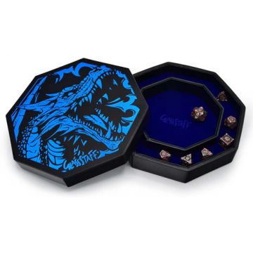 Arenă pentru zaruri GlassStaff - CritStones Dice Arena, albastră