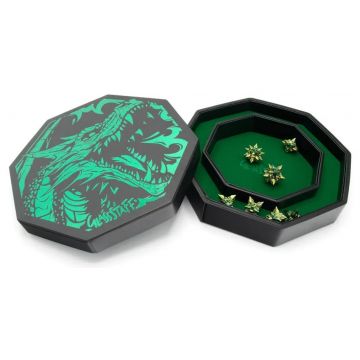 Arenă pentru zaruri GlassStaff - CritStones Dice Arena, verde