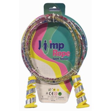 Coardă de sărit Raya Toys - Sport Season, galben