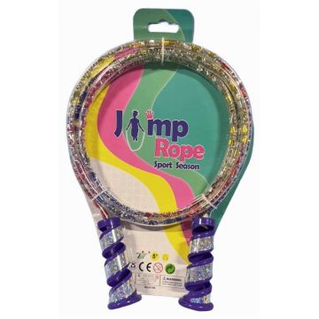 Coardă de sărit Raya Toys - Sport Season, mov