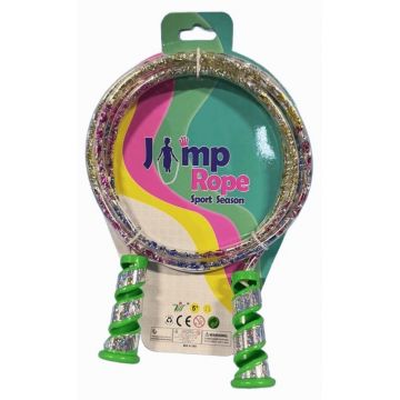 Coardă de sărit Raya Toys - Sport Season, verde