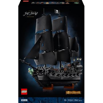 Constructor LEGO Icons - Corabia pirat a căpitanului Jack Sparrow (10365)