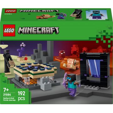 Constructor LEGO Minecraft - Călătorie prin portalul către Iad și Sfârșit (21584)