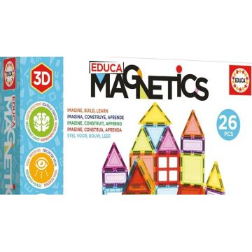 Constructor magnetic Educa - 26 piese
