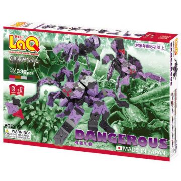 Constructor pentru copii 8 în 1 LaQ Animal World - Dangerous, 330 piese