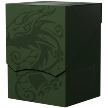 Cutie pentru carti de joc Dragon Shield Deck Shell - Forest Green (100 buc.)