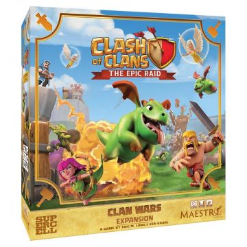 Extensie pentru jocul de masă Clash of Clans: The Epic Raid - Clan Wars