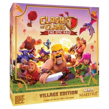 Joc de societate Clash of Clans: The Epic Raid (Village Edition) - Strategic